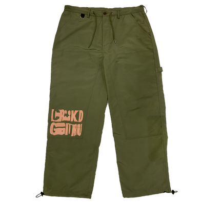 Warped Work Pants Olive